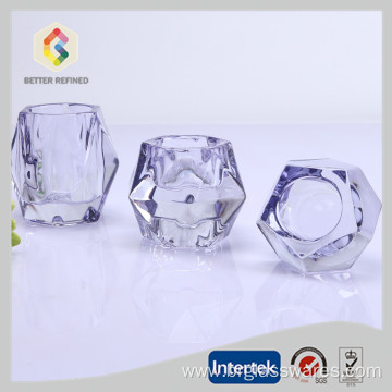 Colored Diamond Tea Light Candle Holder